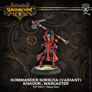 kommander sorscha (variant) khador warcaster